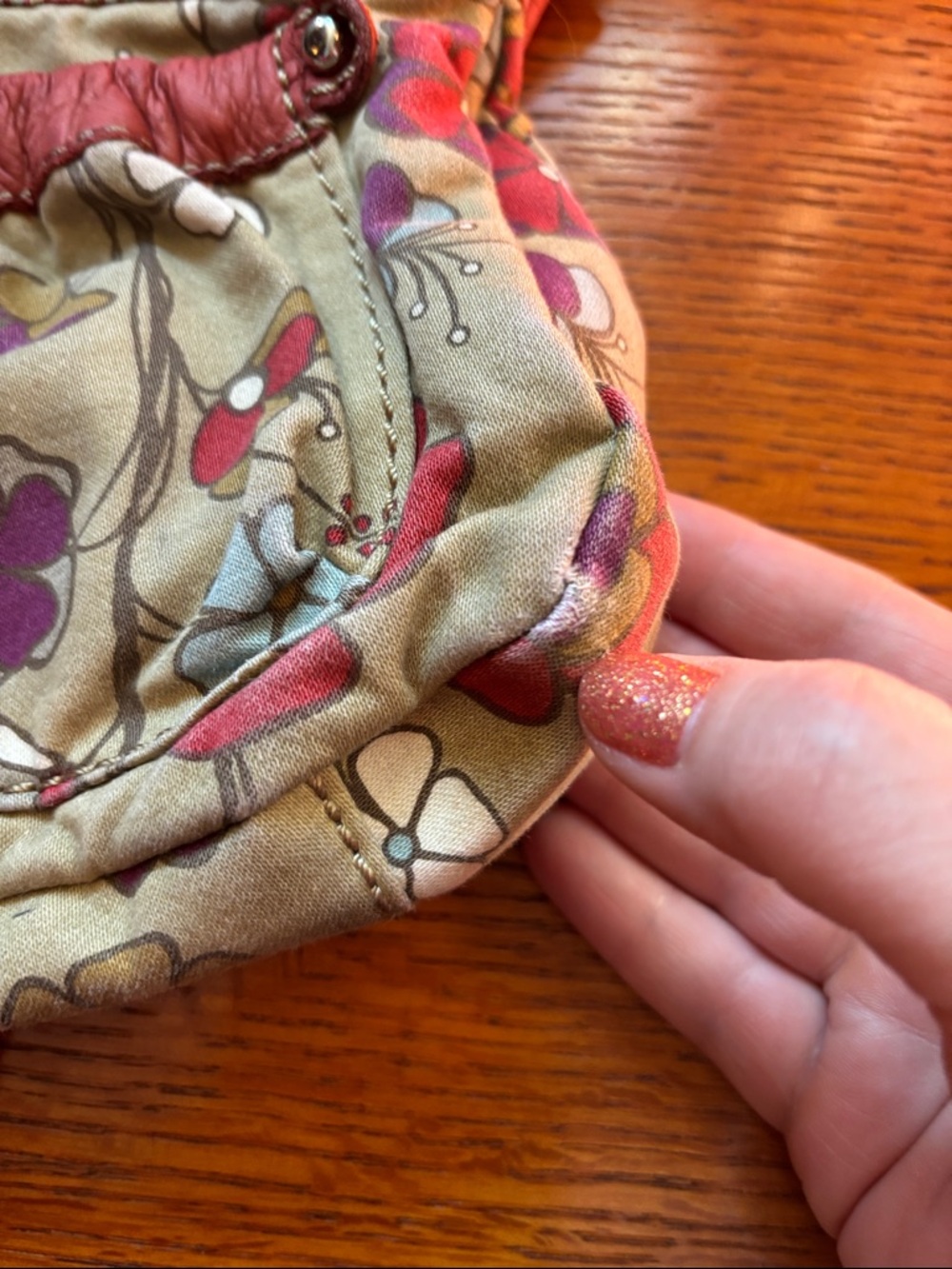 FOSSIL Shoulder purse. Small. Floral design. Cross body. - Picture 10 of 10